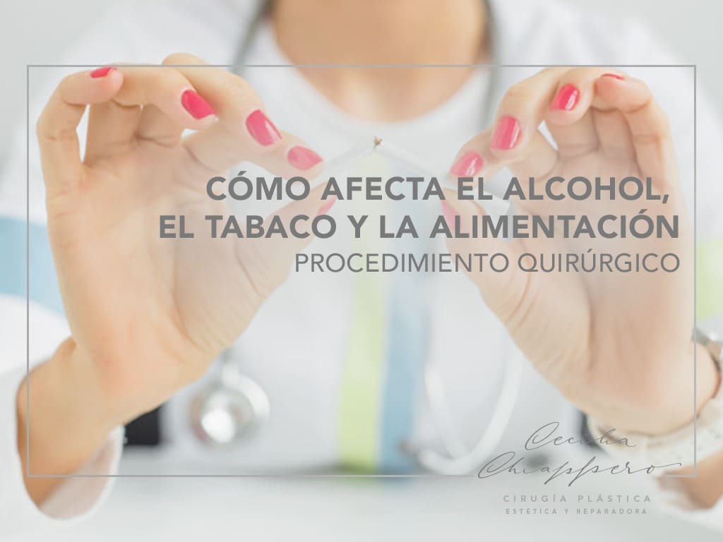 Cómo afecto el alcohol, el tabaco y la alimentación